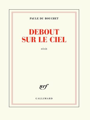 cover image of Debout sur le ciel